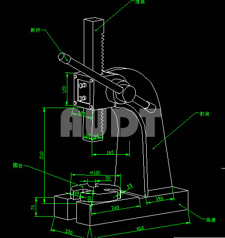 普通型JP大噸位手扳壓力機(jī)產(chǎn)品